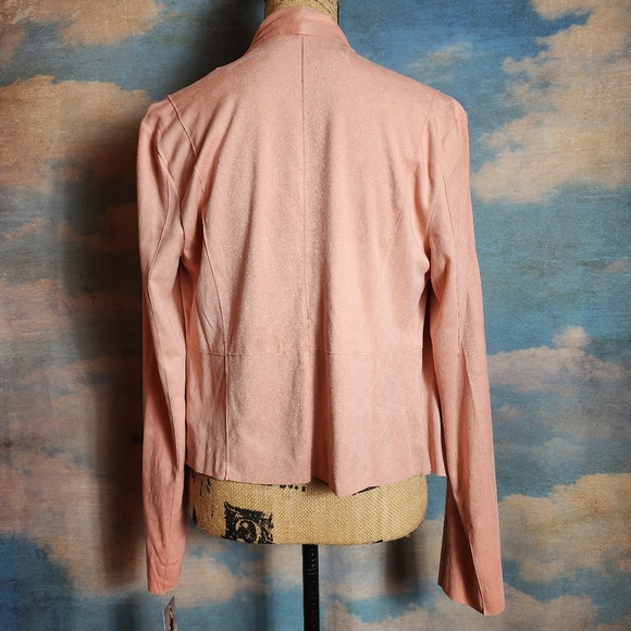 Sophia Jean's Pink Drapy Moto Jacket - Picture 5 of 10